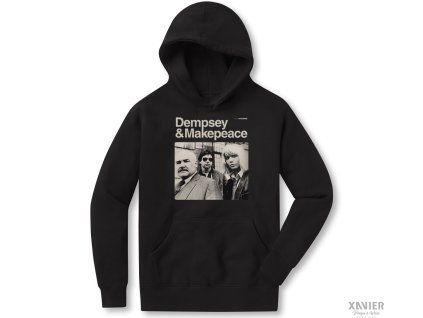 Pánská mikina s kapucí Dempsey a Makepeaceová černá