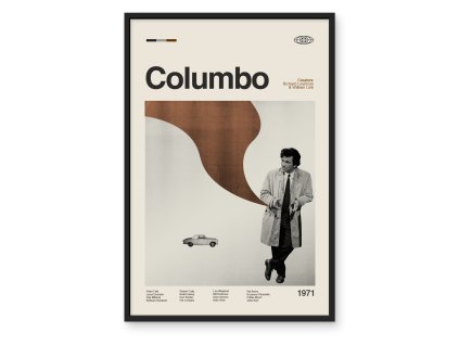 Columbo plakát minimalistický xavier studio