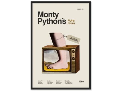 monty python letajici cirkus plakat minimalisticky xavier