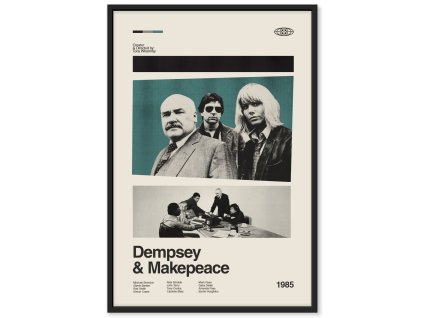 Dempsey and Makepeace minimalistický plakát design xavier.cz
