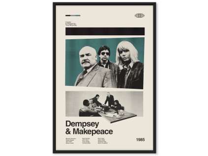 Dempsey and Makepeace minimalistický plakát design xavier.cz