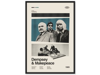 Dempsey and Makepeace minimalistický plakát design xavier.cz