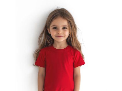 Dětské tričko Top Gun na postavě červená