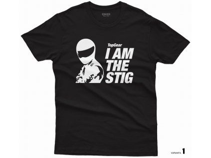 Top Gear Stig tričko s potiskem pánské