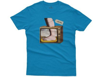 Pánské tričko Monty Pythonův létající cirkus originální design modrá