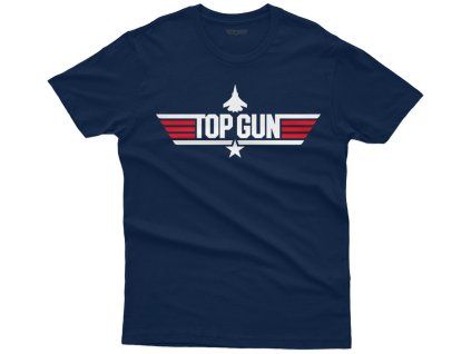 Pánské filmové tričko s potiskem Top Gun 2 navy