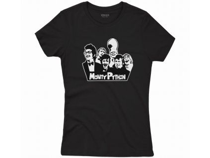 Dámské tričko Monty Python s potiskem černá