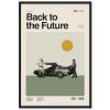 Minimalistický filmový plakát Back to the Future Part II
