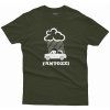 Pánské tričko Fantozzi s potiskem khaki