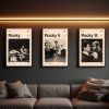 ROCKY minimalistický plakát 50x70 ikea rám obraz XAVIER