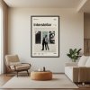 Interstellar minimalistický umělecký plakát do pracovny
