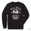 Rocky Balboa Mikina potisk cerna xavier