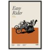 Bezstarostná jízda Easy Rider minimalistický plakát Xavier