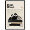 black books plakat minimalisticky xavier