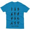 Pánské tričko Ministry of Silly Walks potisk modrá