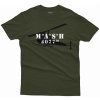 Pánské seriálové tričko s potiskem MASH 4077 khaki