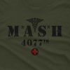 Pánské filmové tričko s potiskem MASH detail bavlny