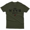 Pánské seriálové tričko s potiskem MASH 4077 No.5 černý tisk