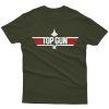 Pánské tričko Top Gun No.2 s potiskem khaki