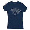 Damské tricko s potiskem Game of Thrones - Hra o Truny Navy