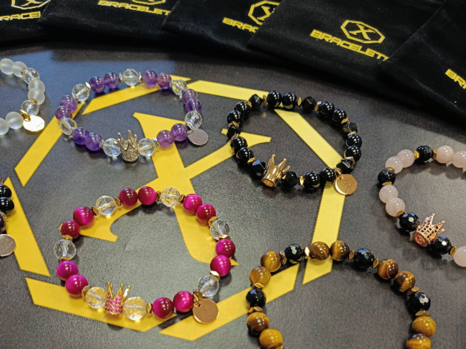 Náramky z minerálů