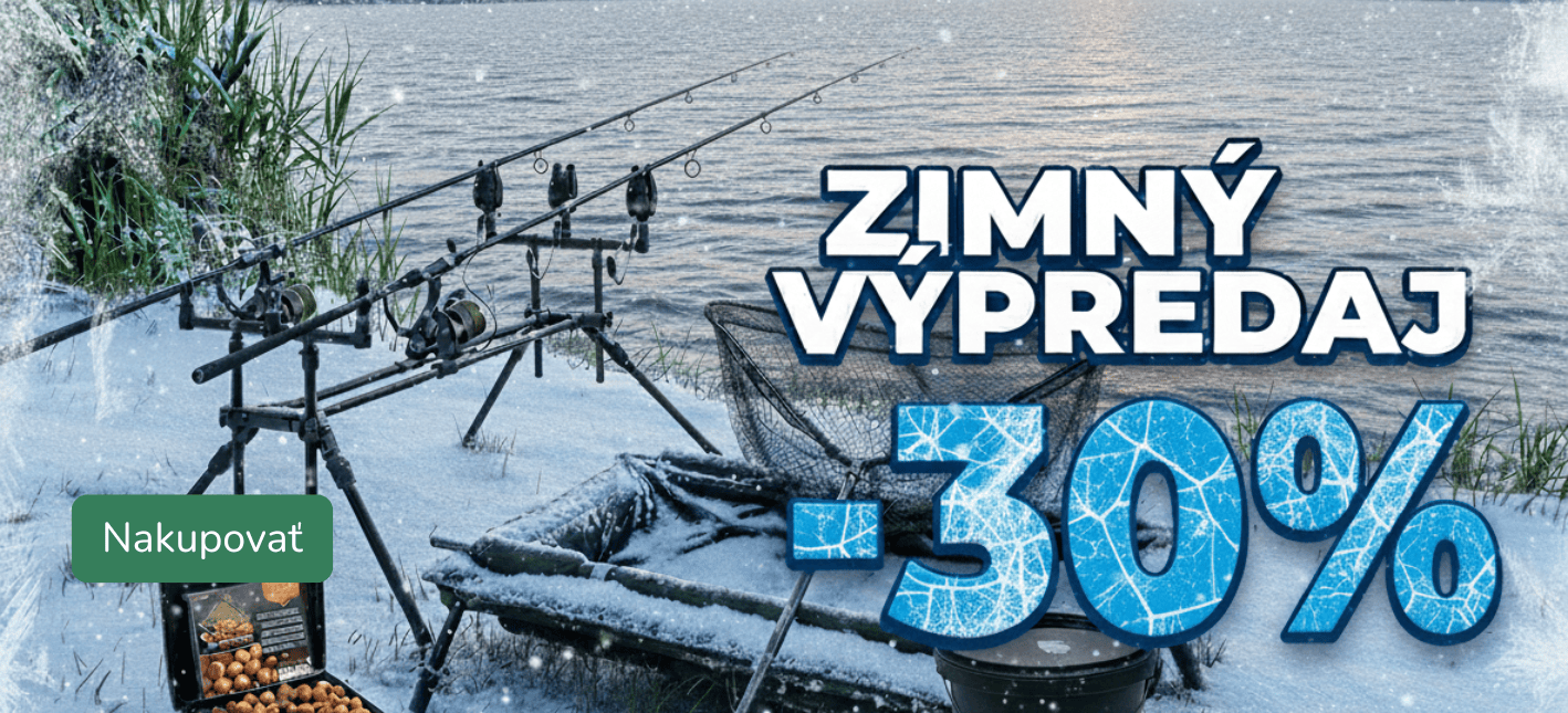 Zimný výpredaj rybárske potreby eshop