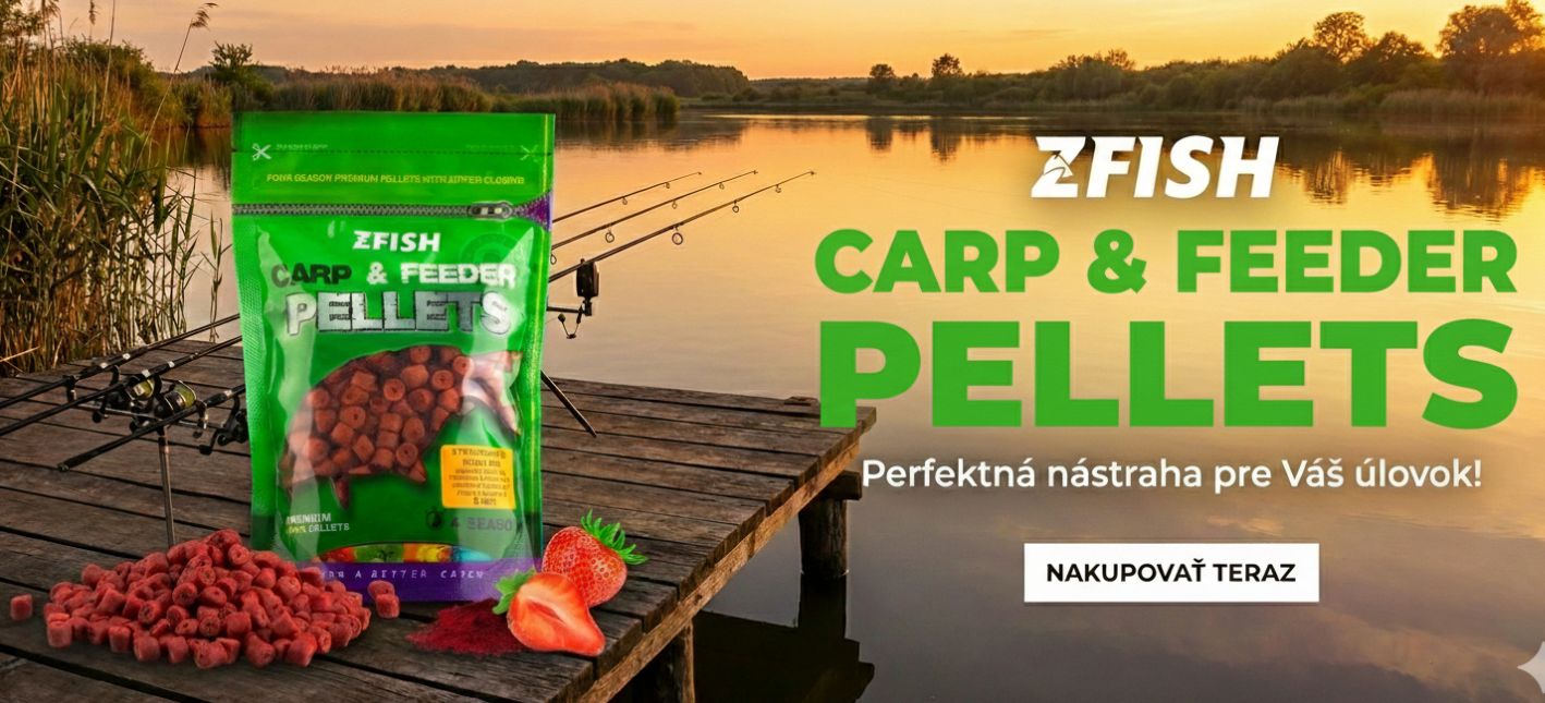 Zfish Carp & Feeder Pellets 8mm/200g – chytacie pelety na ryby s dierkou