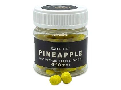 pelety-method-feeder-fans-soft-pellet-pineapple-ananas-6-10mm-50ml