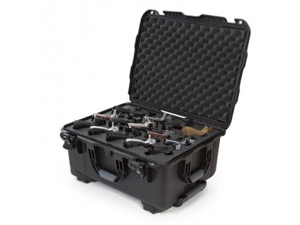 nanuk firearms 950 15up pistol case black open