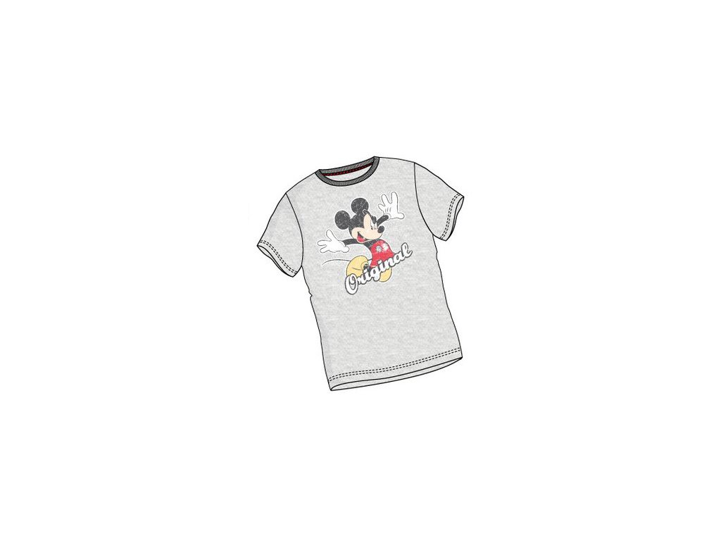 Mickey Mouse tričko šedé A