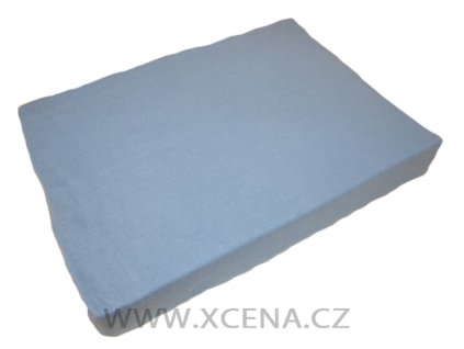 Prostěradla bavlněné světle modré 90x200
