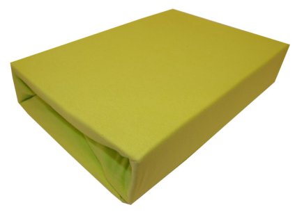 Prostěradlo jersey dvojlůžko typ 180/200 cm zelená