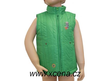 Dětská vesta zelená
