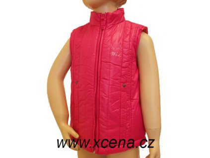 Dětská vesta růžová
