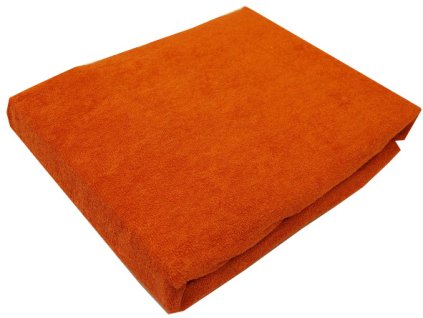 Prostěradlo froté cihlové140/200