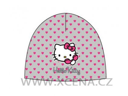 Hello Kitty čepice šedá typ A