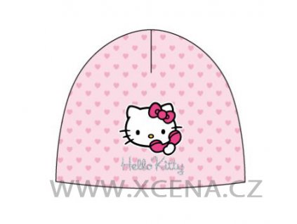 Hello Kitty čepice růžová