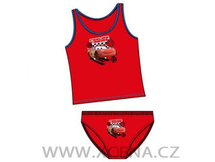 Cars McQueen tílko slipy červené