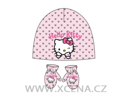 Hello Kitty čepice rukavice