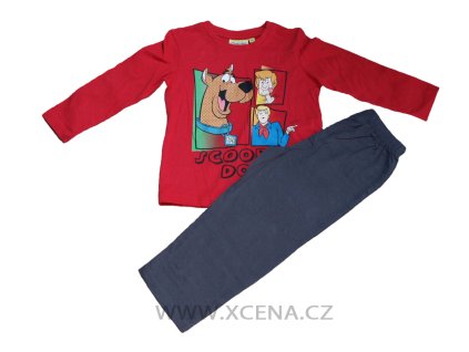 Scooby doo pyžamo červené typ A1