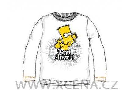 Bart Simpson tričko bílé