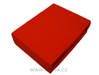Prostěradlo bavlna typ 200/220 cm červené