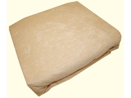 Prostěradla froté 160/200 béžová