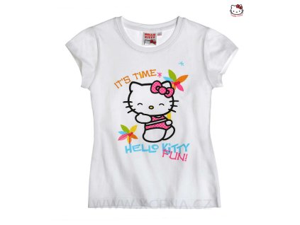 Hello Kitty triko bílé model A