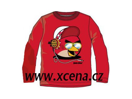 Angry Birds trička červená typ 1