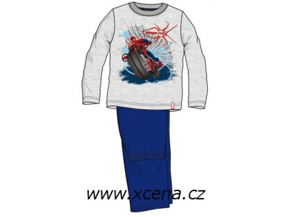 Pyžamo Spiderman šedomodré