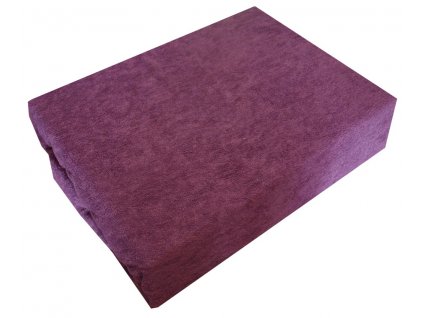 Froté prostěradla typ 200/220 cm světle fialová