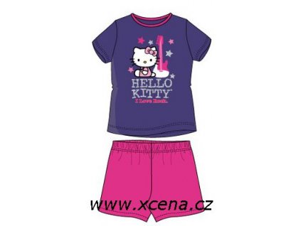 Hello Kitty komplet fialový
