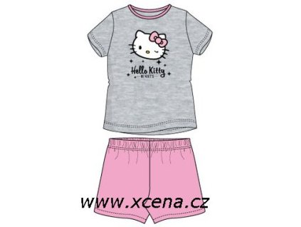 Hello Kitty komplet šedý