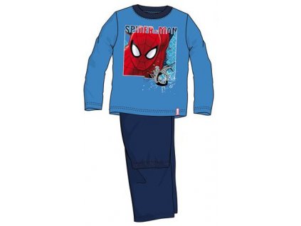 Spiderman pyžama světle modré